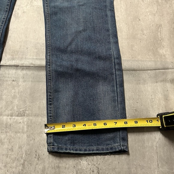 Levis Jeans Student 14Reg 27x29 Medium Wash 505 Regular Straight Leg Denim - Picture 2 of 10